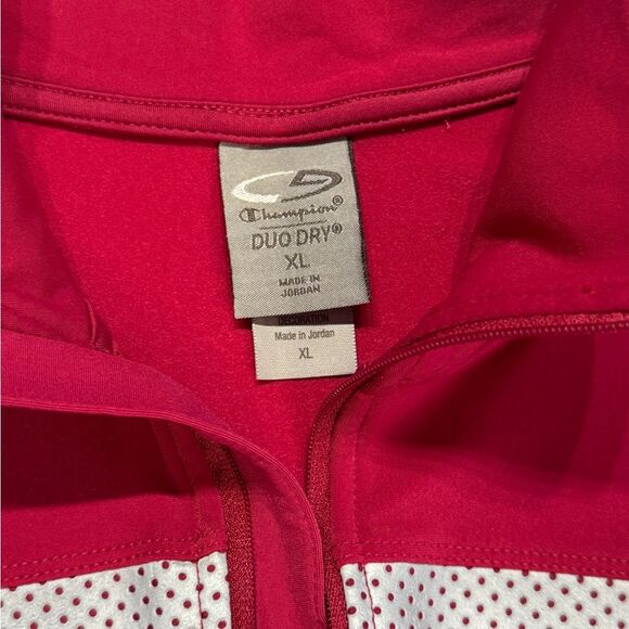 Champion Duo Dry Women’s 1/4 Zip Pink Reflective‎ Jacket XL Pullover Sweatshirt - Picture 3 of 10